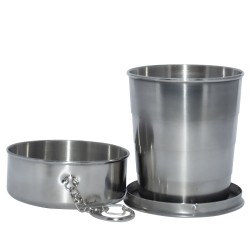 لیوان استیل تاشو کوهنوردی