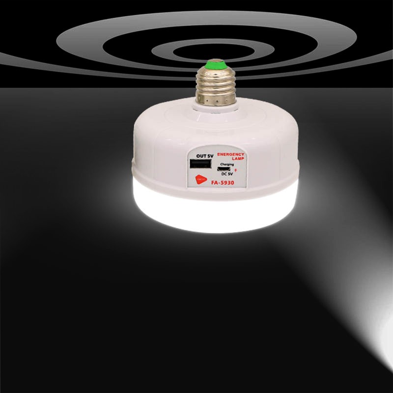 لامپ شارژی خورشیدی 30 وات FA-5930