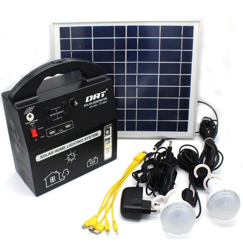 سیستم روشنایی خورشیدی چند کاره AT-8207