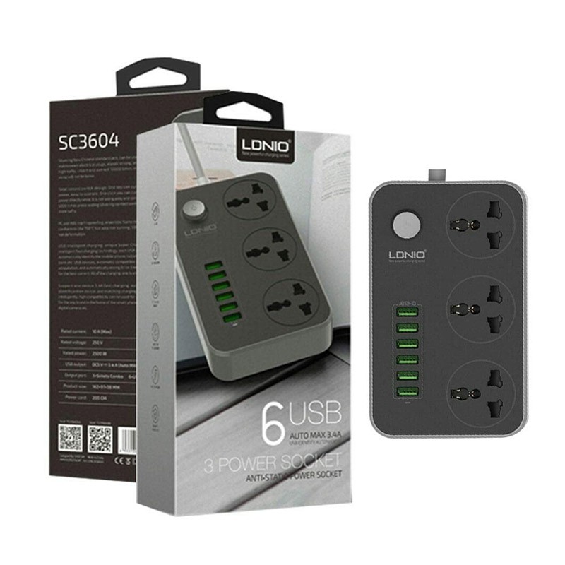 خرید ارزان چند راهی و شارژر USB مدل SC3604