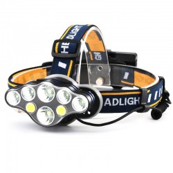 خرید چراغ پیشانی 8 لامپ 1200 لومن