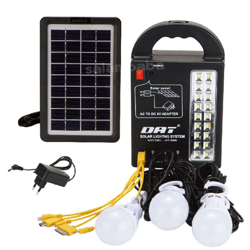 خرید سیستم روشنایی خورشیدی چند کاره AT-999