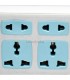 قیمت چند راهی و شارژر USB مدل HS-A016