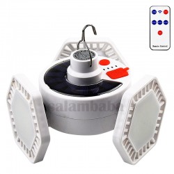 لامپ شارژی خورشیدی سه پر مدل HS-V126