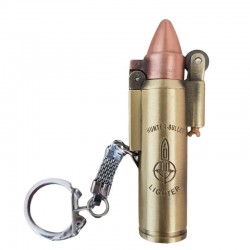 قیمت خرید و مشخصات فندک سنگی طرح فشنگ