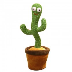 قیمت و خرید عروسک کاکتوس رقاص موزیکال | گلدان کاکتوس سخنگو رقصنده