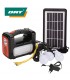 قیمت و خرید سیستم روشنایی خورشیدی چند کاره AT-9011B | پنل خورشیدی سیار _ رادیو اسپیکر بلوتوثی