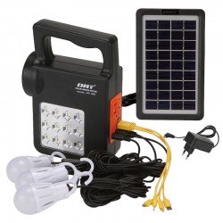 قیمت و خرید سیستم روشنایی خورشیدی چند کاره مدل AT-158