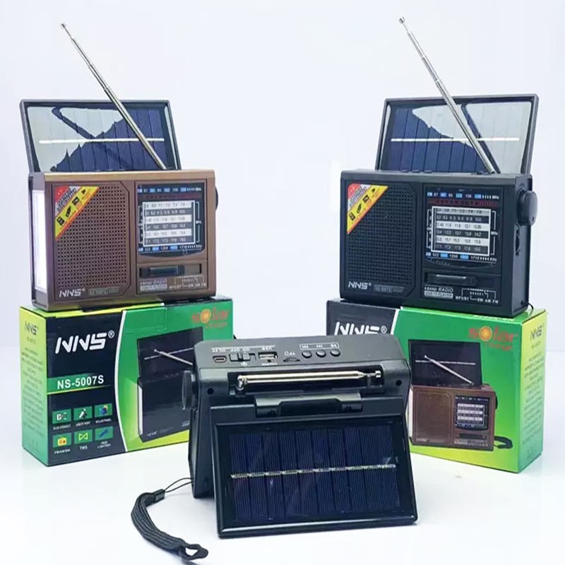 رادیو اسپیکر خورشیدی بلوتوثی مدل NS-5007S